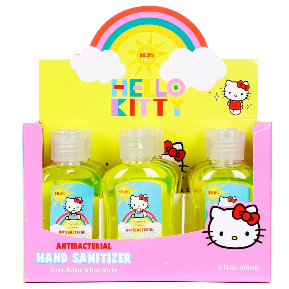 Hello Kitty - Lemon Hand Sanitizer Gel Set 9 Bottles 60ml