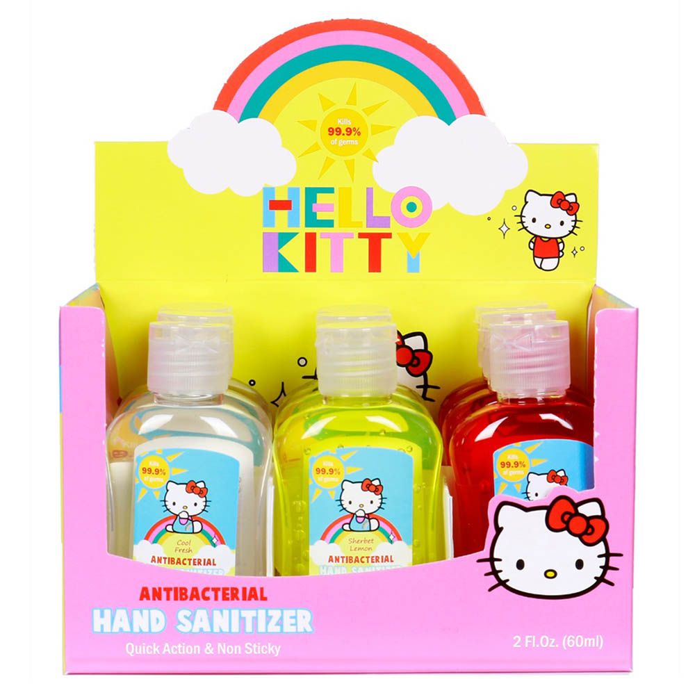 Hello Kitty Lemon-Strawberry Cool&Fresh Hand Sanitizer Set