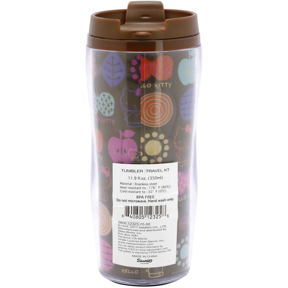 Hello Kitty - Stainless Steel Tumbler - Brown 350 ml