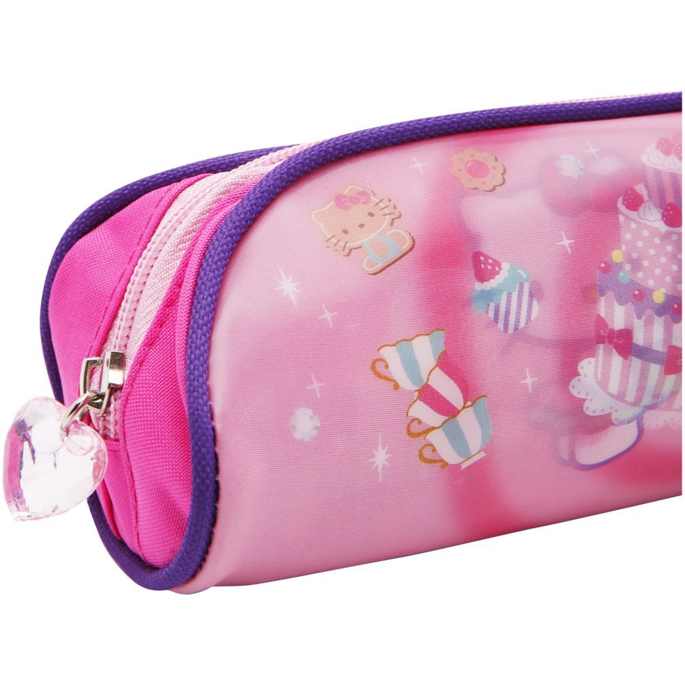 Hello Kitty - Lovely Birthday Party Pen Case Pen Pouch Glow - Pink