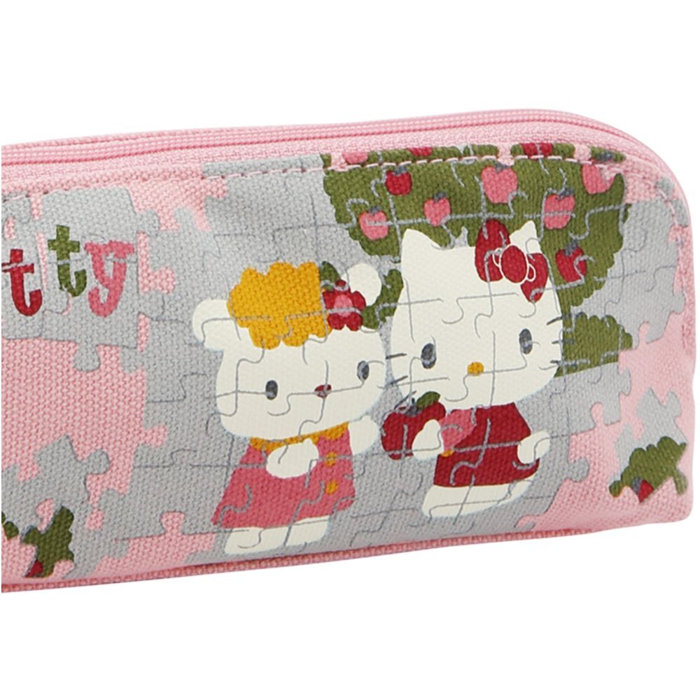 Hello Kitty - Jigsaw Puzzle Pen Case Pencil Case - Pink