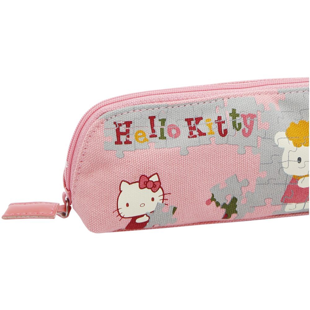 Hello Kitty - Jigsaw Puzzle Pen Case Pencil Case - Pink