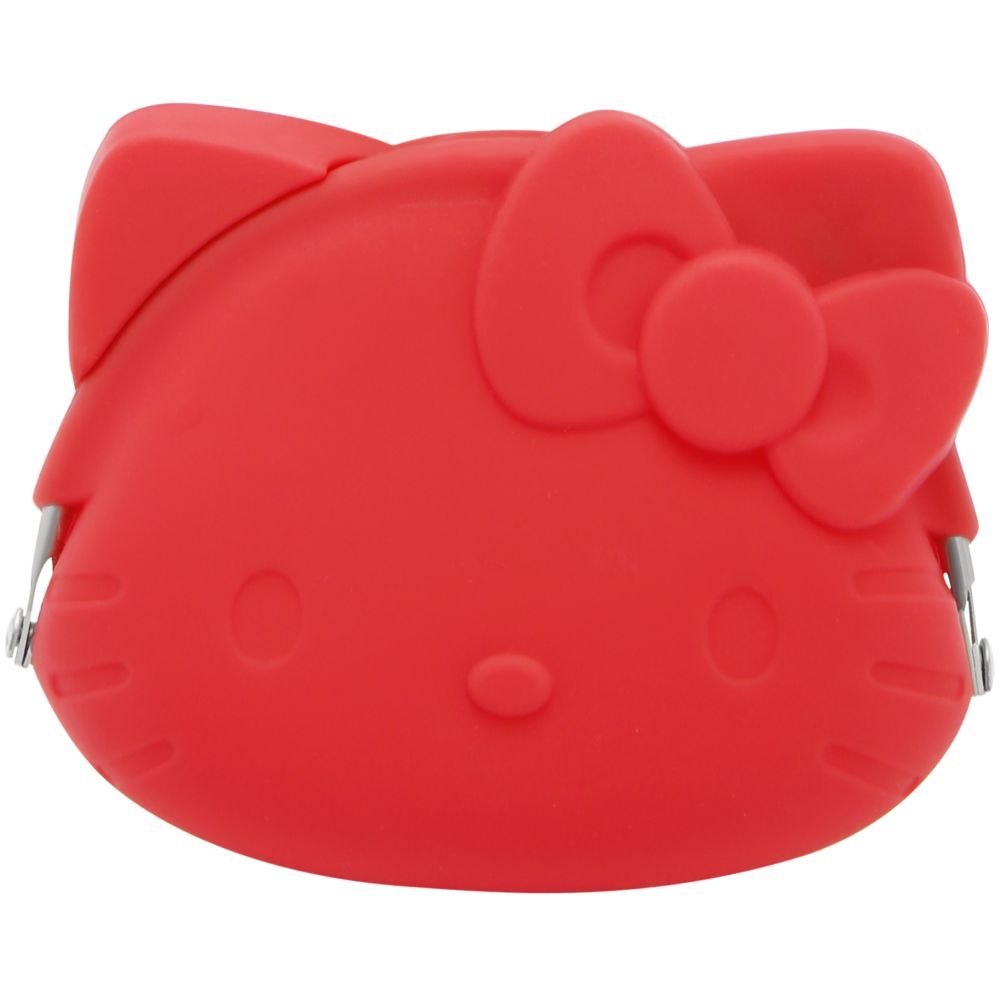 Hello Kitty - Kisslock Coin Purse Soft Rubber - Red