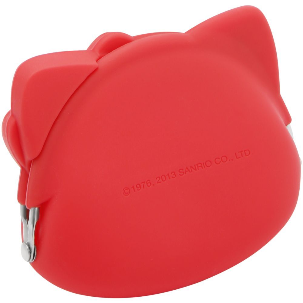 Hello Kitty - Kisslock Coin Purse Soft Rubber - Red