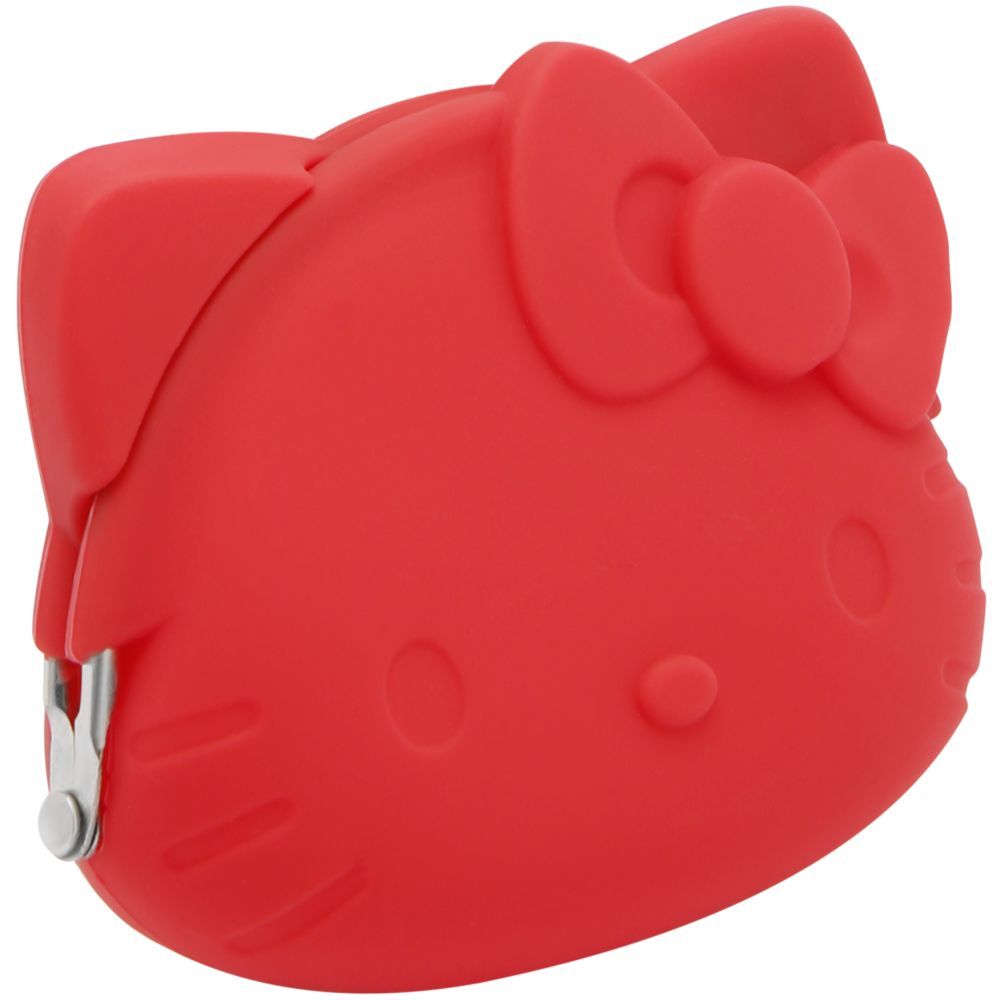 Hello Kitty - Kisslock Coin Purse Soft Rubber - Red