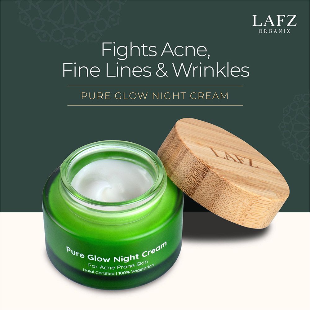 Lafz - Organic Pure Glow Night Cream - 50G