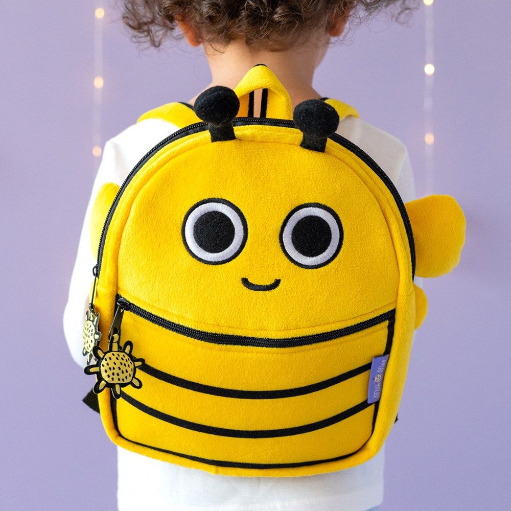 Milk&Moo - Buzzy Bee Toddler Backpack - Yellow