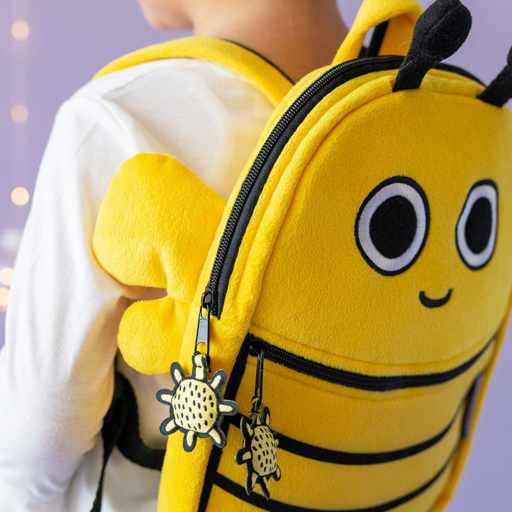 Milk&Moo - Buzzy Bee Toddler Backpack - Yellow