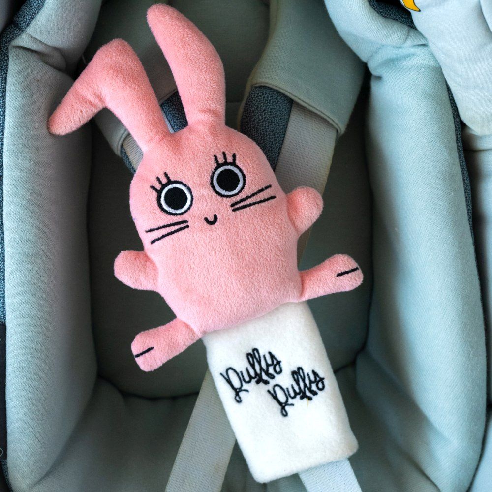 Milk&Moo - Chancin Rabbit Kid's Seatbelt Accessory Covers