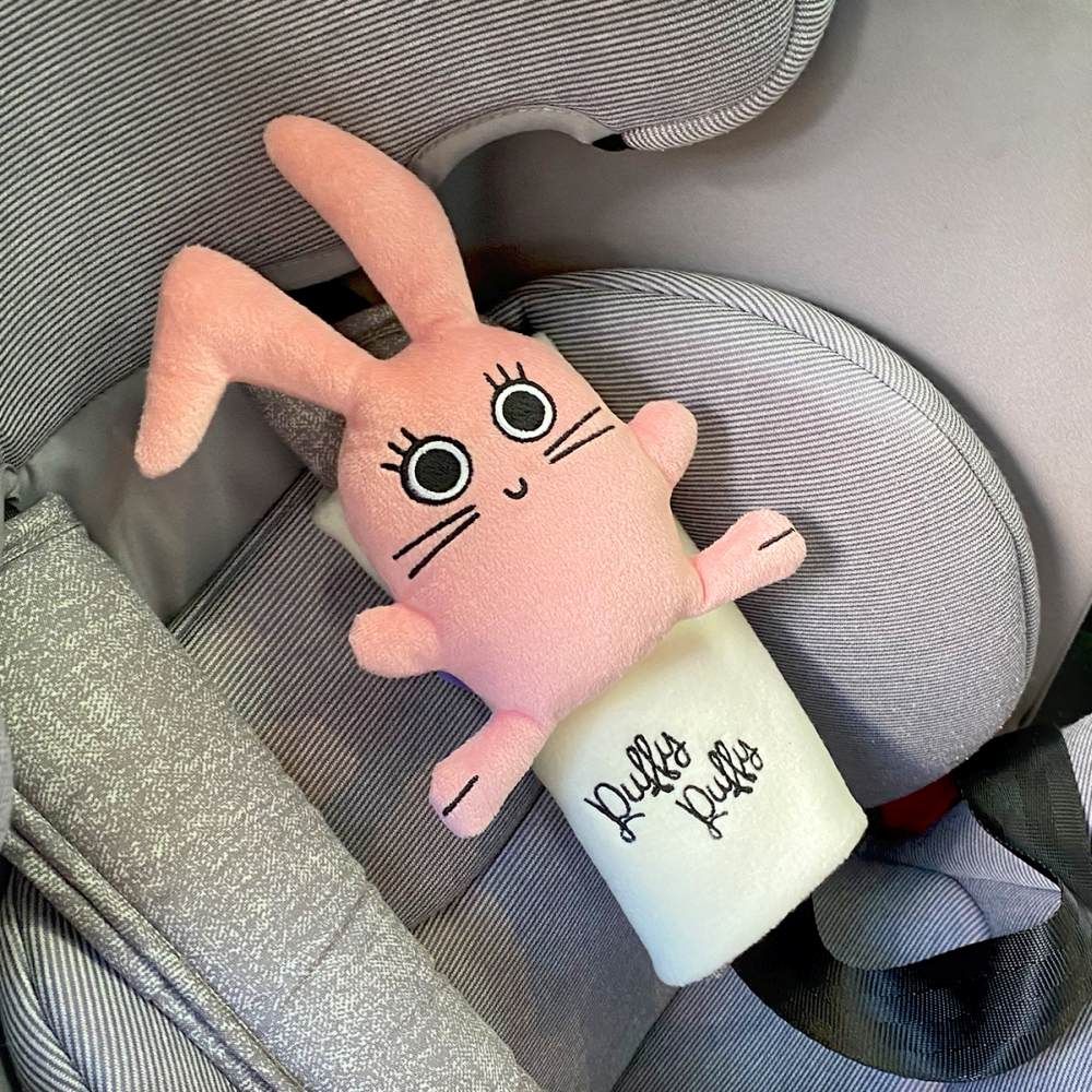 Milk&Moo - Chancin Rabbit Kid's Seatbelt Accessory Covers