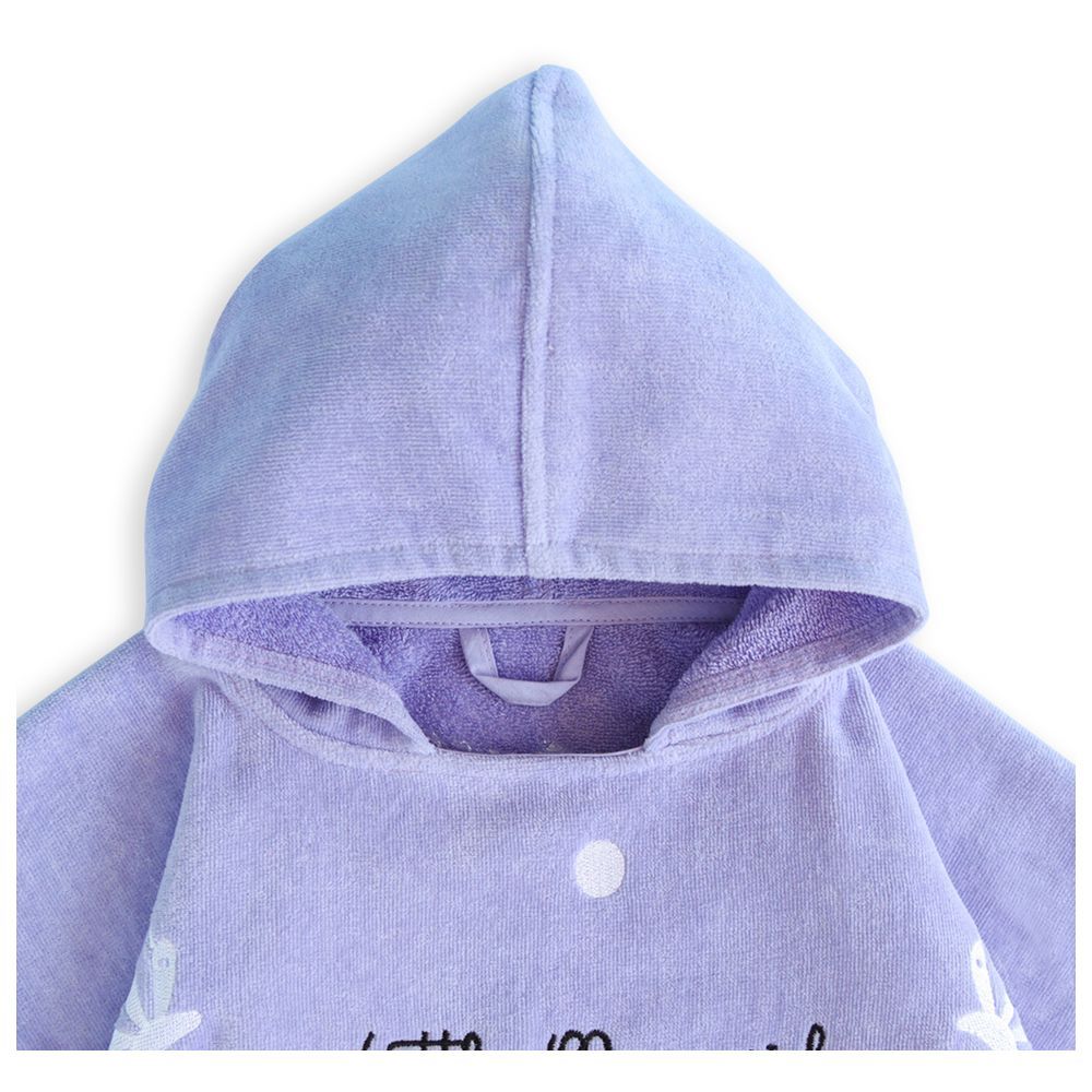 Milk&Moo - Kids Poncho Little Mermaid - Purple