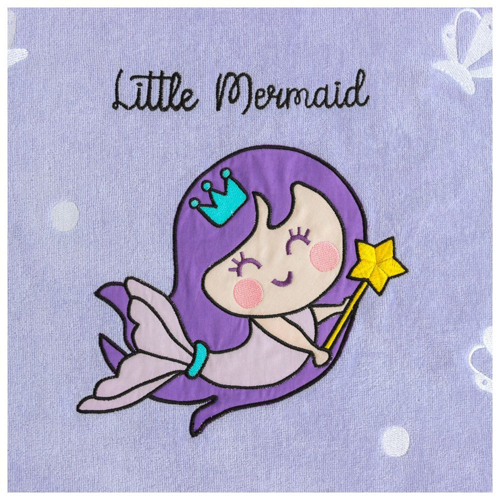 Milk&Moo - Kids Poncho Little Mermaid - Purple