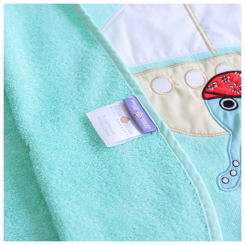 Milk&Moo - Kids Poncho Sailor Octopus - Blue