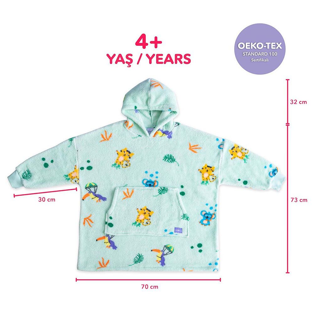 Milk&Moo - Little Mermaid Wearable Blanket Hoodie - Green