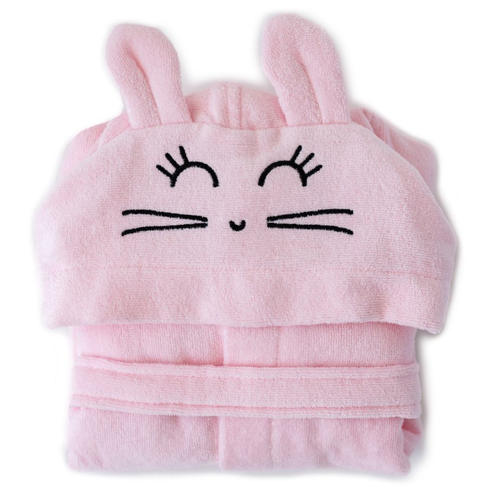 Milk&Moo - Chancin Velvet Bathrobe - Pink