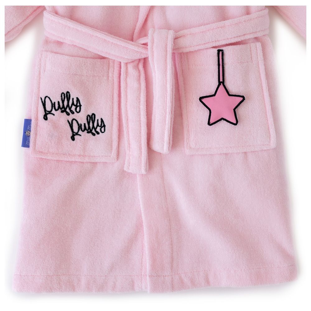 Milk&Moo - Chancin Velvet Bathrobe - Pink