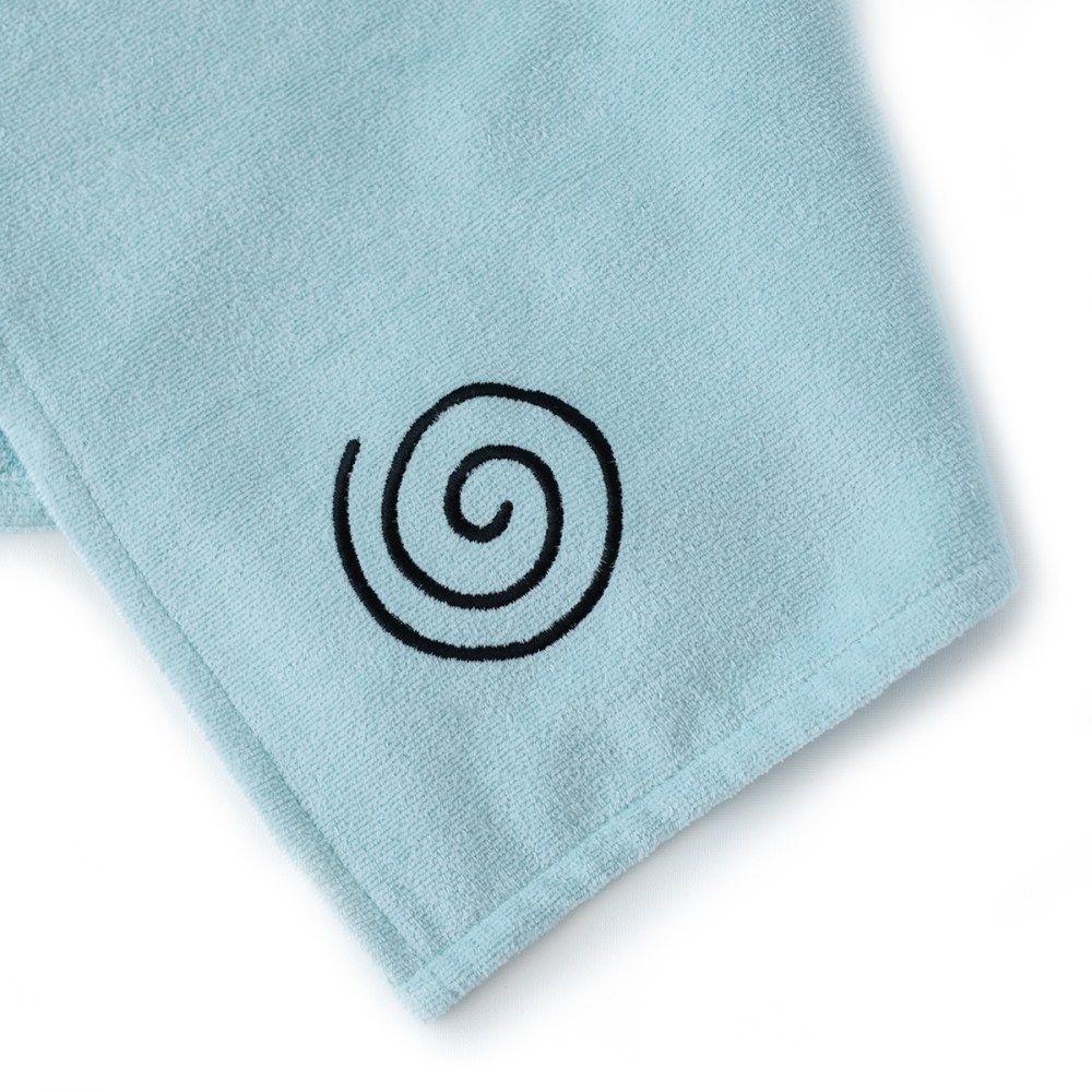 Milk&Moo - Sangaloz Velvet Hooded Baby Towel - Blue