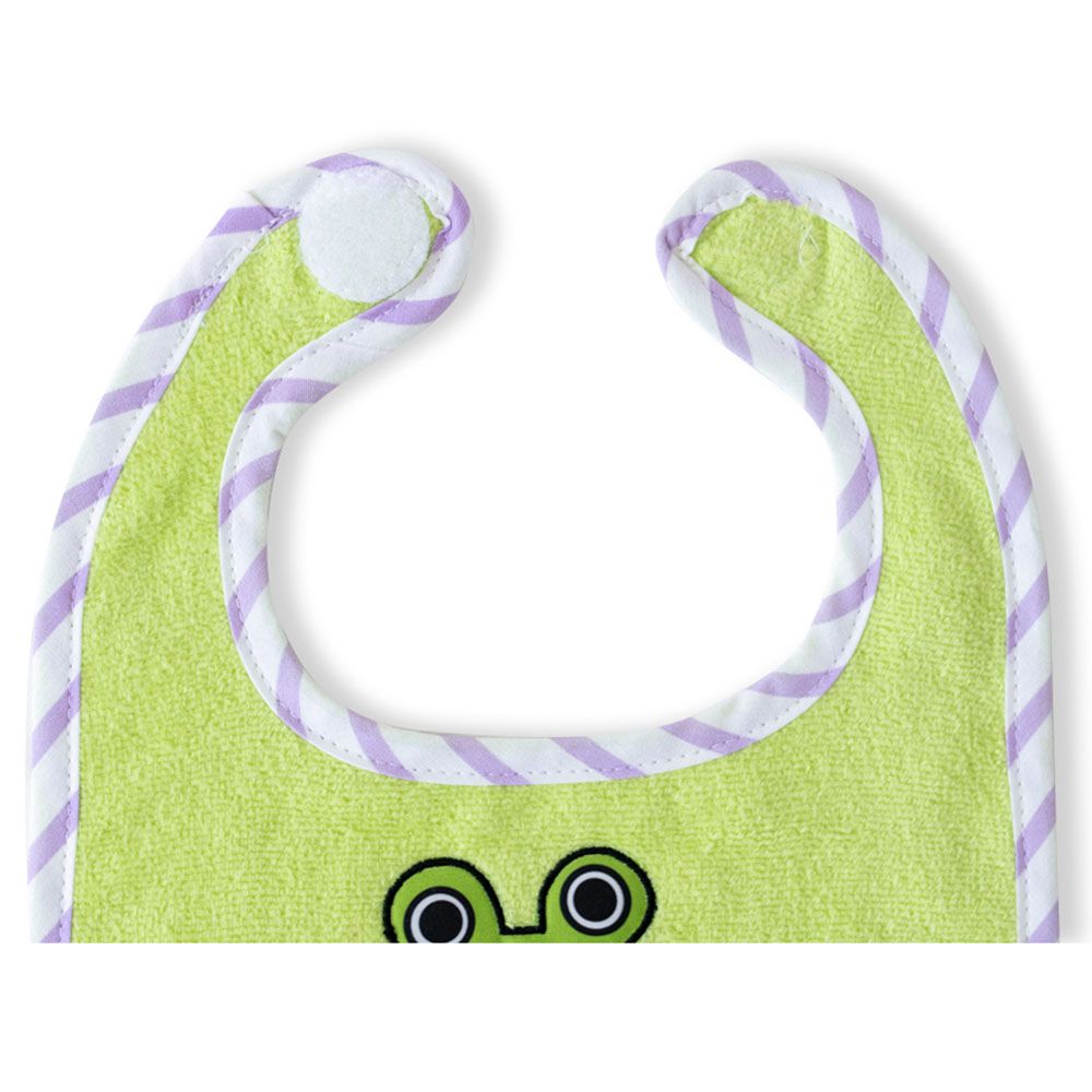 Milk&Moo - Cacha Frog & Canchin Baby Towel Bib Set 2pcs