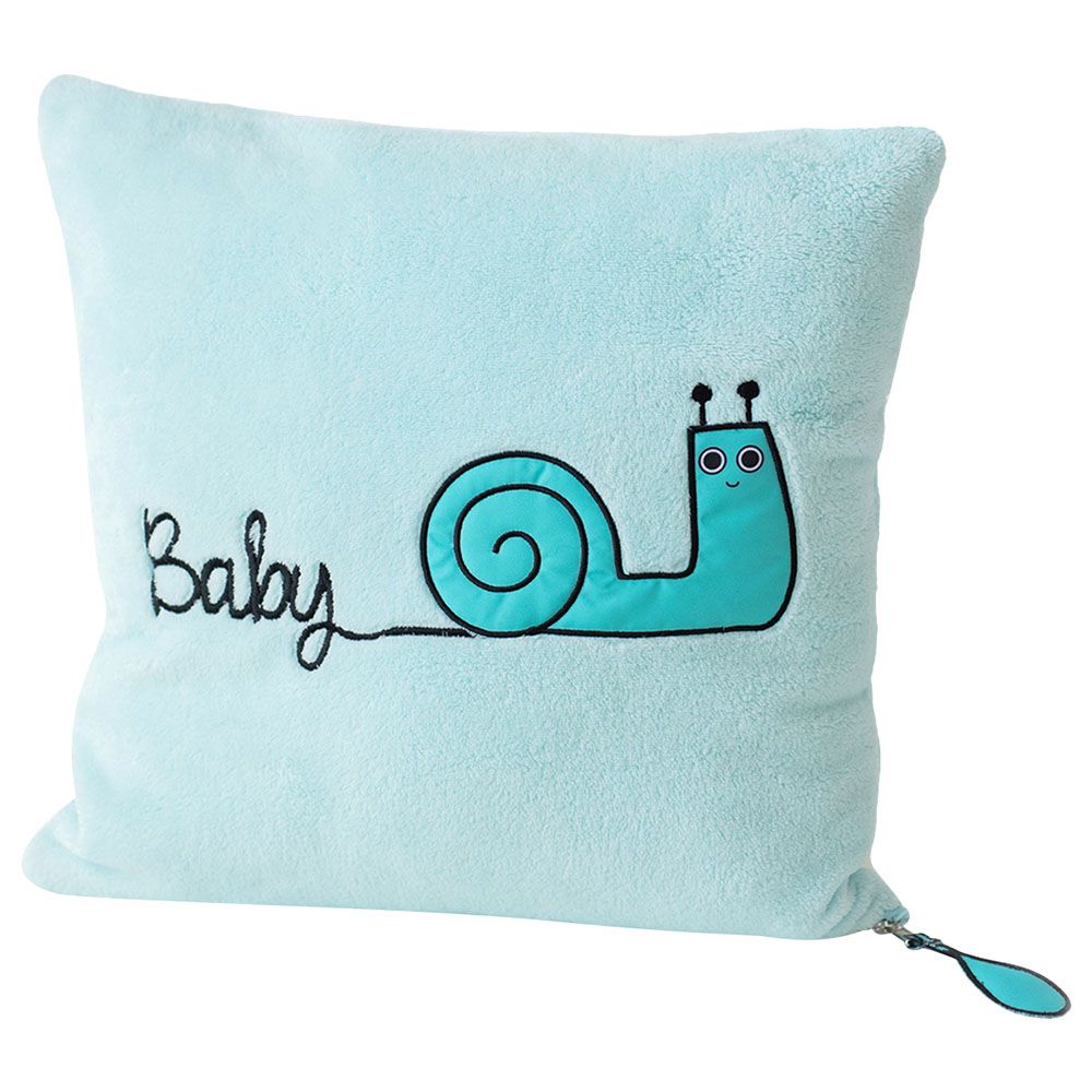 Milk&Moo - Sangaloz Baby Pillow - Light Blue