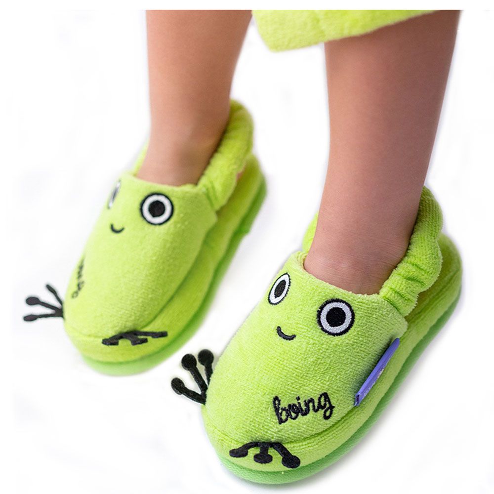 Milk&Moo - Toddler Slippers - Cacha Frog