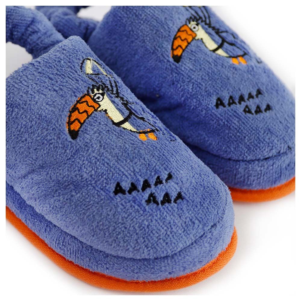 Milk&Moo - Flying Toucan Kids Slippers - Blue