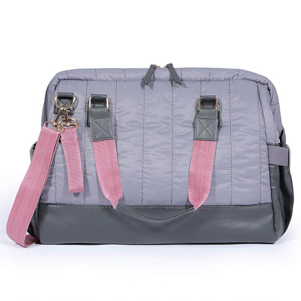 Milk&Moo - Diaper Bag Quilted - Dark Gray