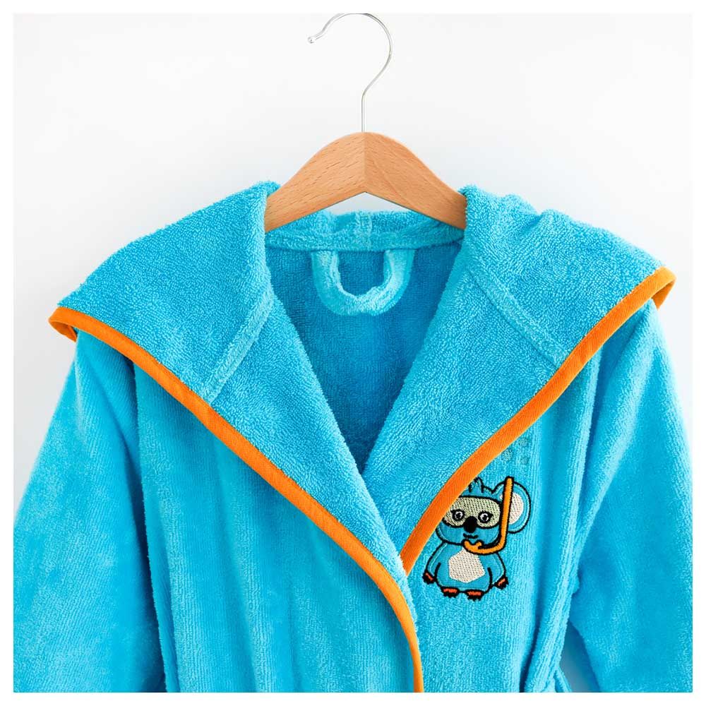 Milk&Moo - Cool Coala Kids Robe - Blue