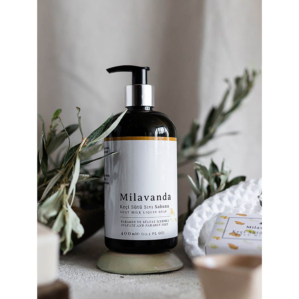 Milavanda - Goat Milk Liquid Soap - 400ml