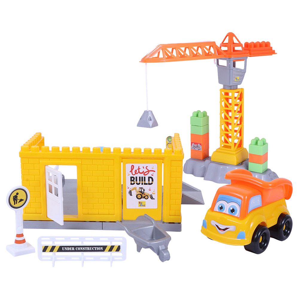 Ogi Mogi - Construction Blocks & Crane 44pcs