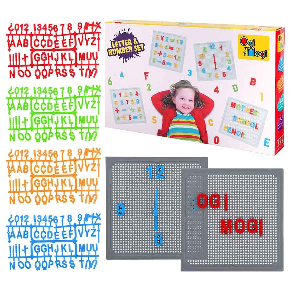 Ogi Mogi - Letter & Number Set 220pcs