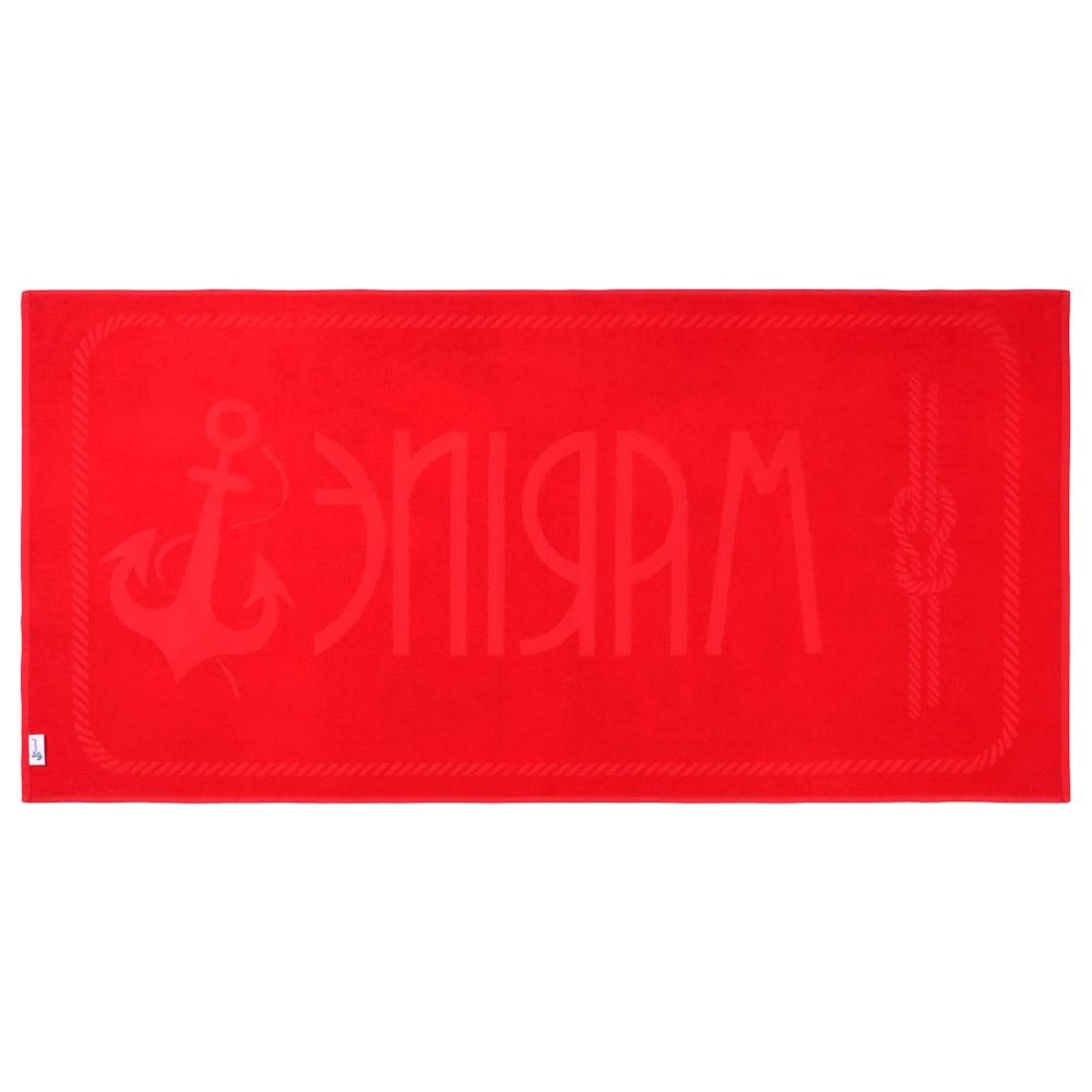 Anemoss - Anchor Beach Towel Red