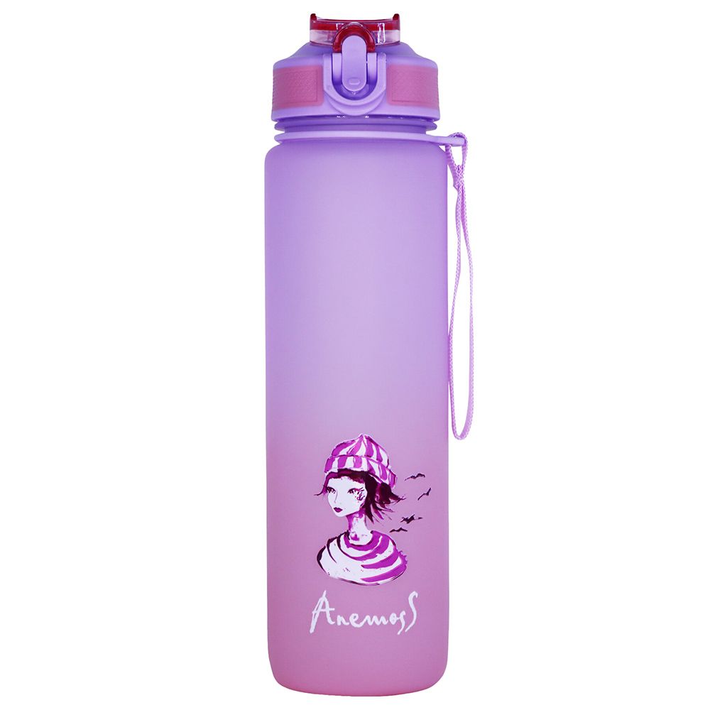 Anemoss - Sailor Girl Pattern Tritan Water Bottle - 1000 ml