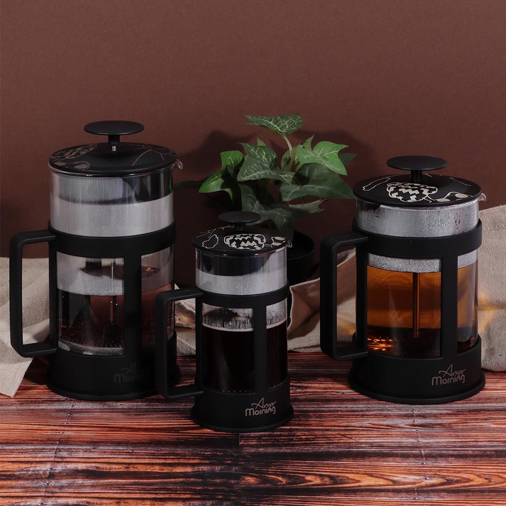 Any Morning - FY04 French Press Coffee and Tea Maker 800ml - Black