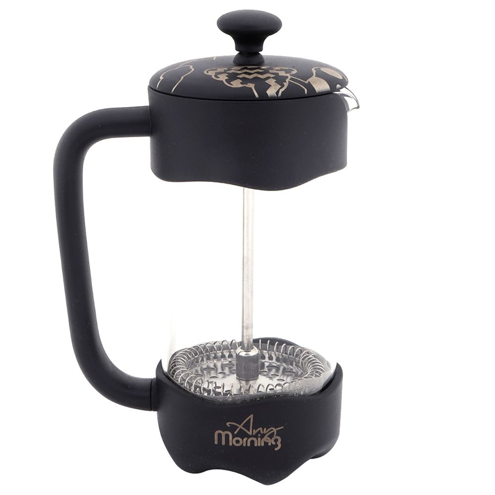 Any Morning - FY92 French Press Coffee and Tea Maker 1000ml - Black