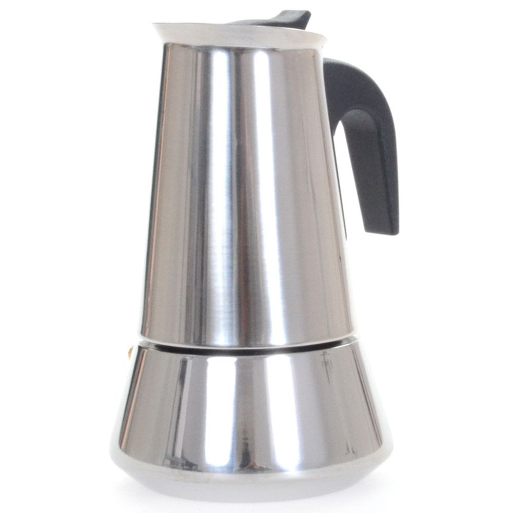 BigCoffee - Jun 6 Cup Espresso Machine - Stainless Steel