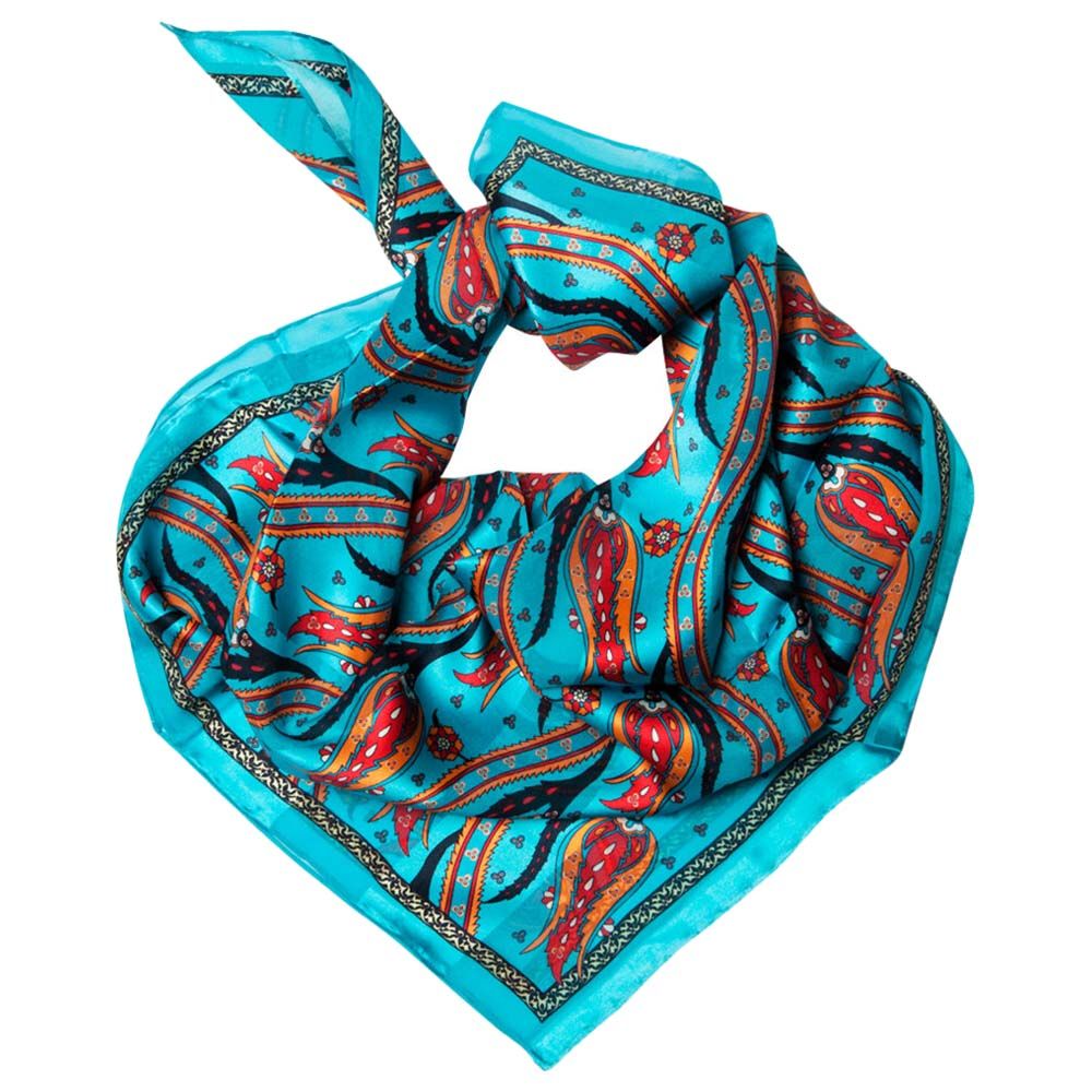 BiggDesign - Tulip Patterned Silk Scarf