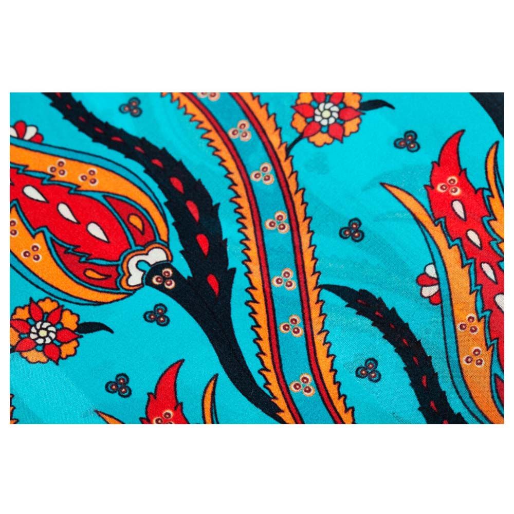 BiggDesign - Tulip Patterned Silk Scarf