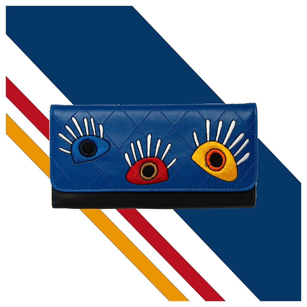 BiggDesign - My Eyes On You Embroidered Wallet