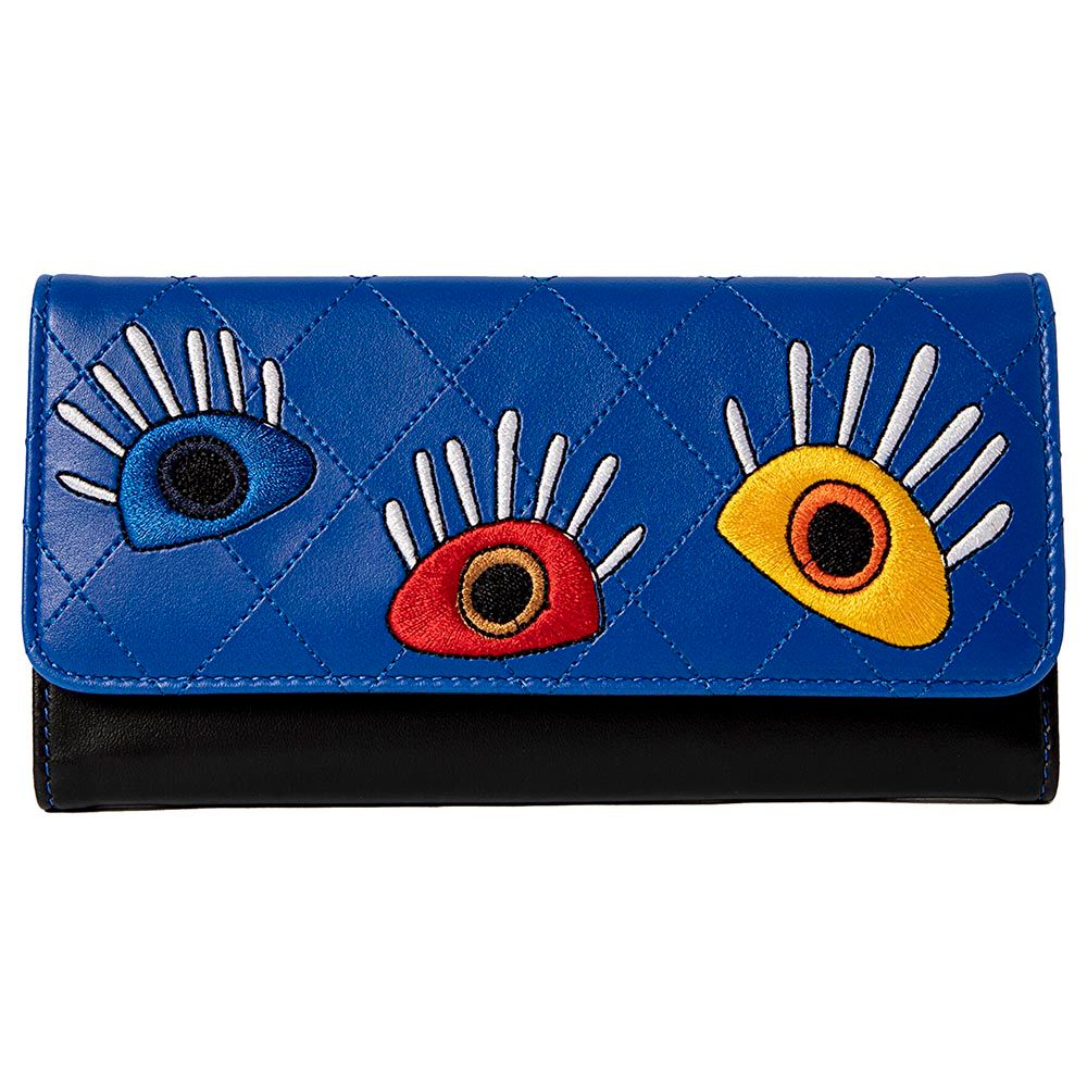 BiggDesign - My Eyes On You Embroidered Wallet