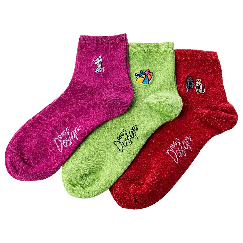 BiggDesign - Glitter Socks Set - 3pcs