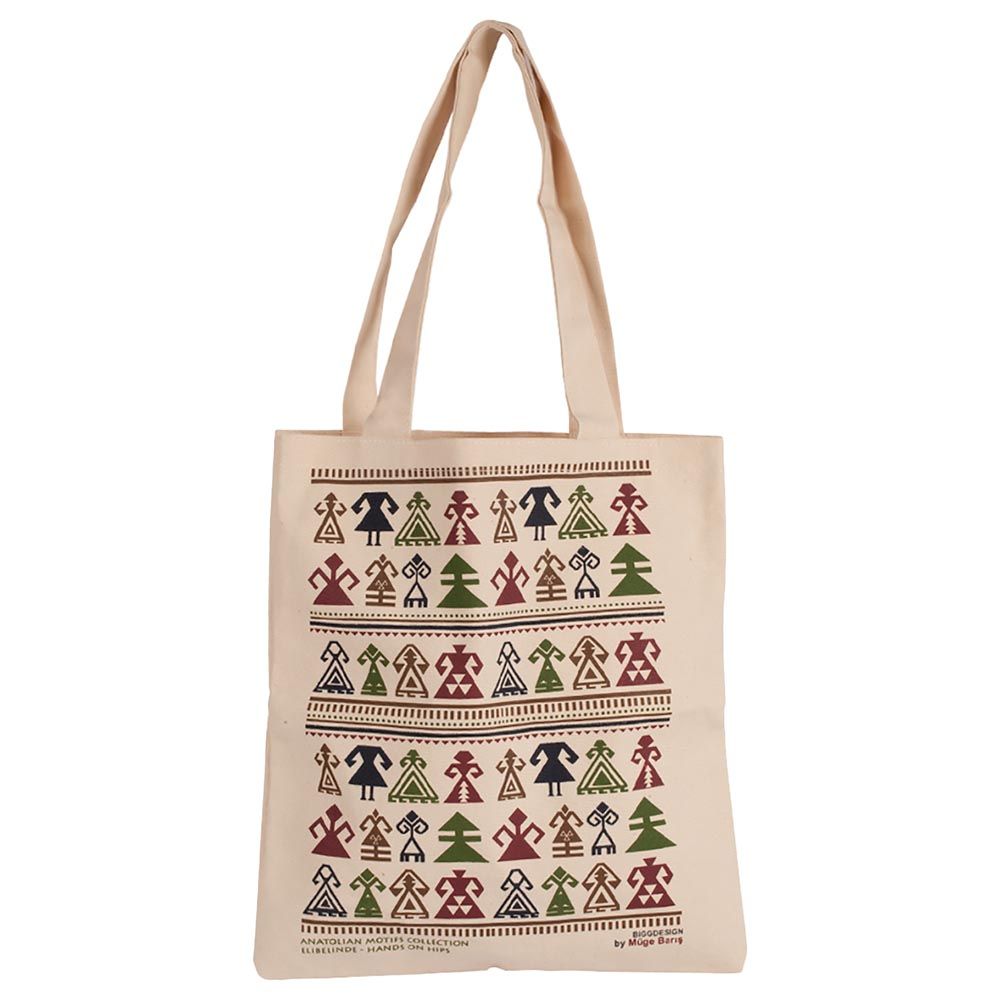 Biggdesign - Strap Tote Cloth Bag - Cream