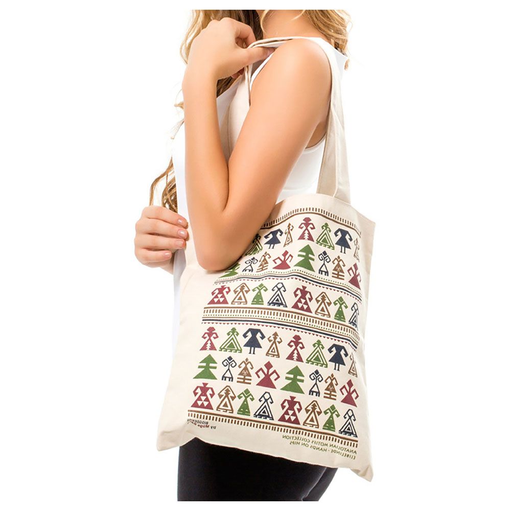 Biggdesign - Strap Tote Cloth Bag - Cream