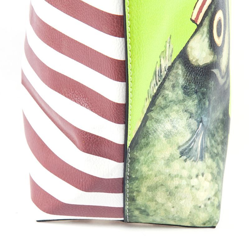 BiggDesign - Fish Pattern Shoulder Bag  - 46cm