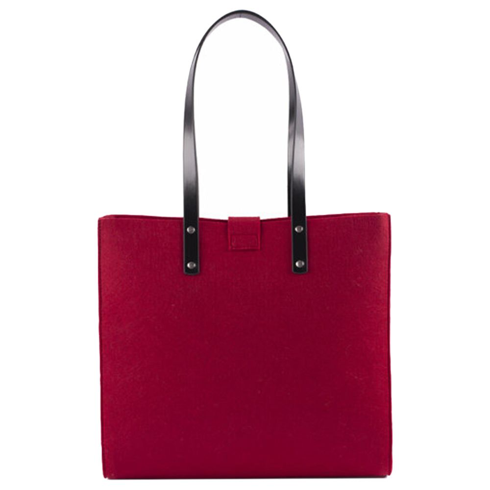 Biggdesign - My Eyes On You Felt Shoulder Bag - Red