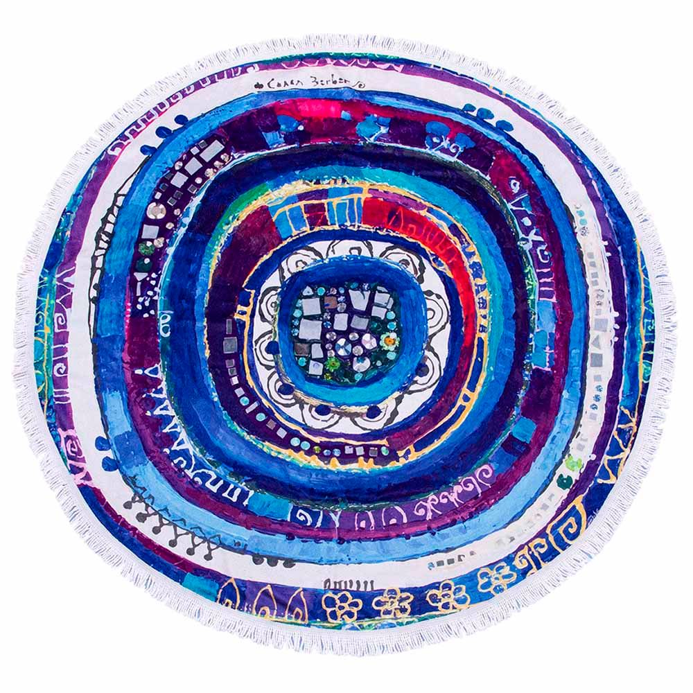 BiggDesign - Evil Eye Round Beach Towel