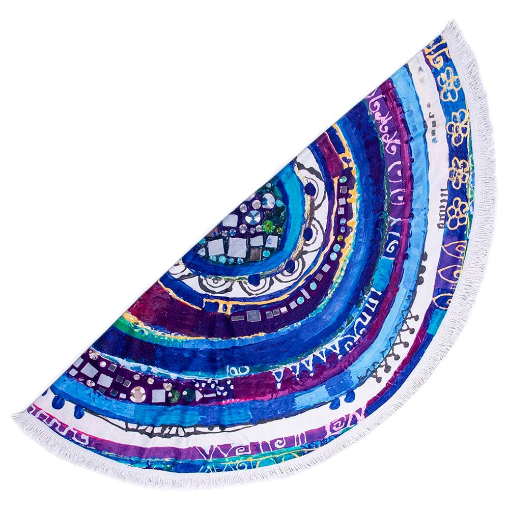 BiggDesign - Evil Eye Round Beach Towel