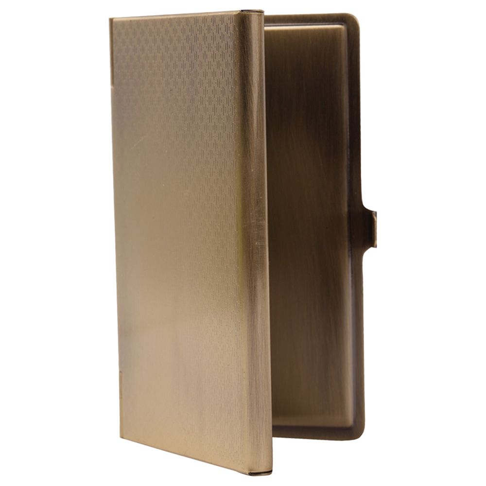 BiggDesign - Fig Patterned Metal Cover Card Holder