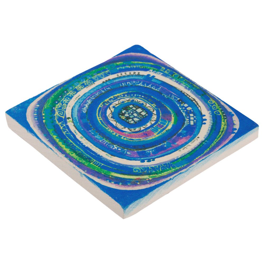 BiggDesign - Evil Eye Natural Stone Coaster - 10x10cm