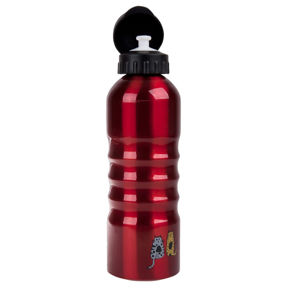 BiggDesign - Cats Print Water Bottle - Red