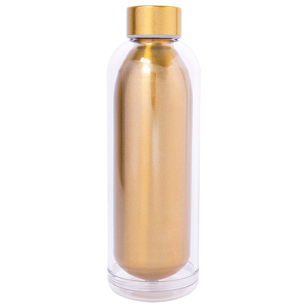 BiggDesign - Cats Print Water Bottle - Gold